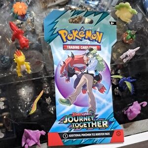 Pokemon Scarlet & Violet Journey Together Booster Pack - Blue and Red